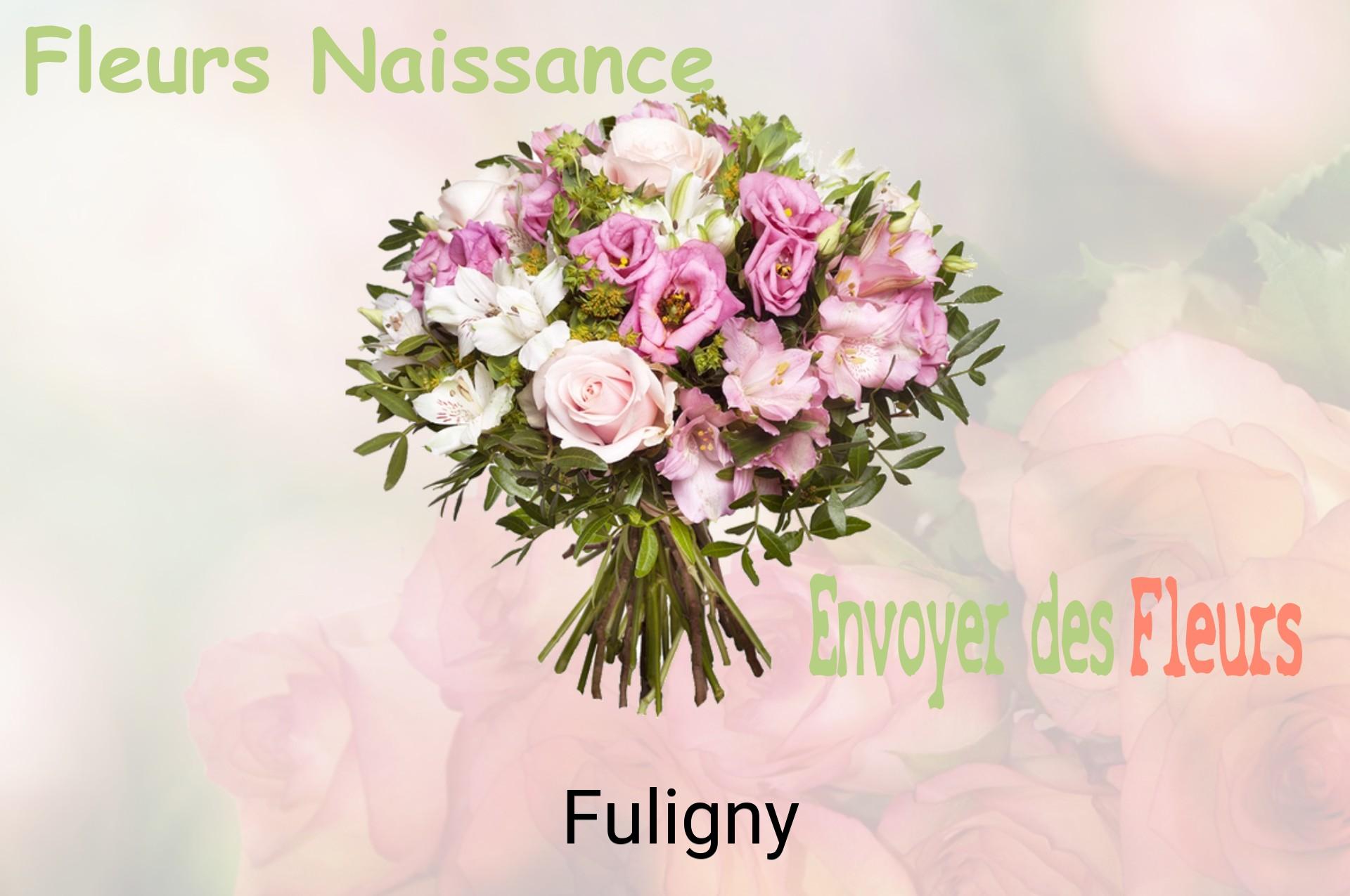 Bouquet de fleurs de naissance livré à Fuligny